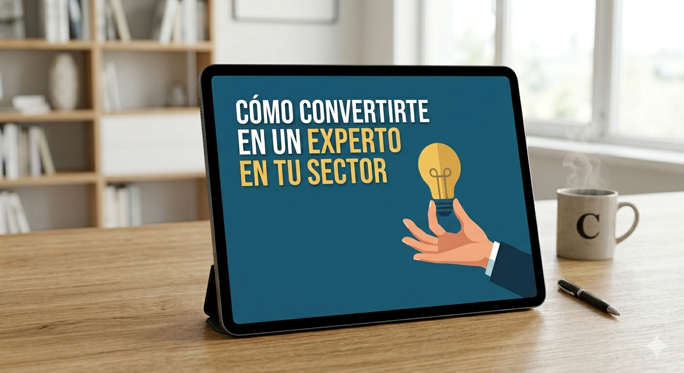 Cómo convertirte en un  experto en tu sector